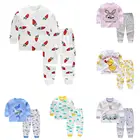 Baby Clothes Mudkingdom Comfortable Baby Set Cartoon Print Baby Clothes Sets Unisex Kids Clothing Sets Boys