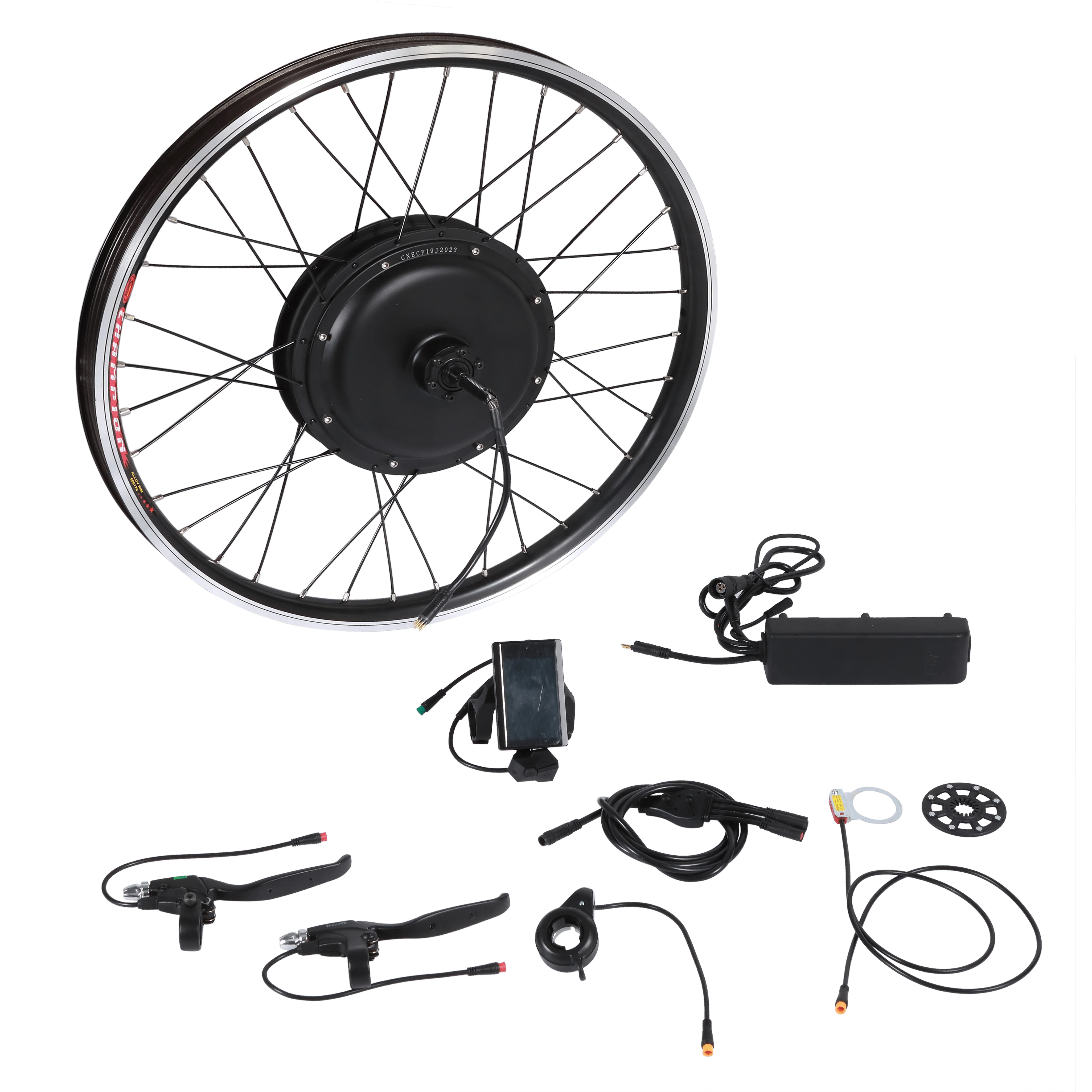 Front 26" Wheel Electric Bike Motor Conversion Kit Acceleration Power Cycling US 