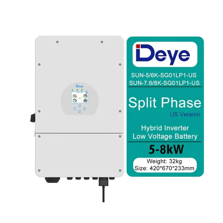 Deye Hybrid Inverter Kw Kw Kw Single Phase Sun K Sg Lp Us Sun K