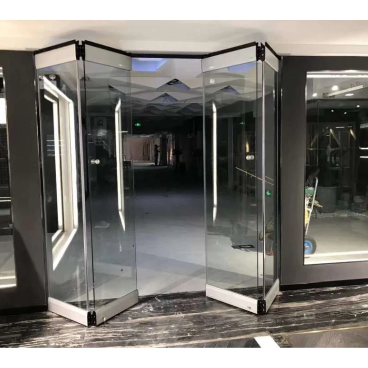 4 folding glass doors