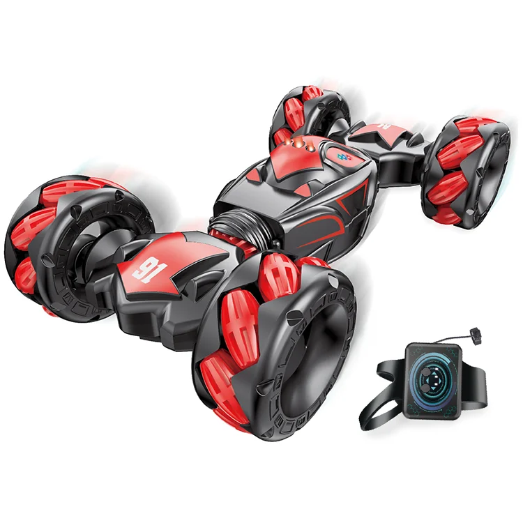 3 In 1 Gesture Control Deforming Stunt Car 3D Rolling Watch Control Rc Toy Twist Drift Car With Light And Music For Boy