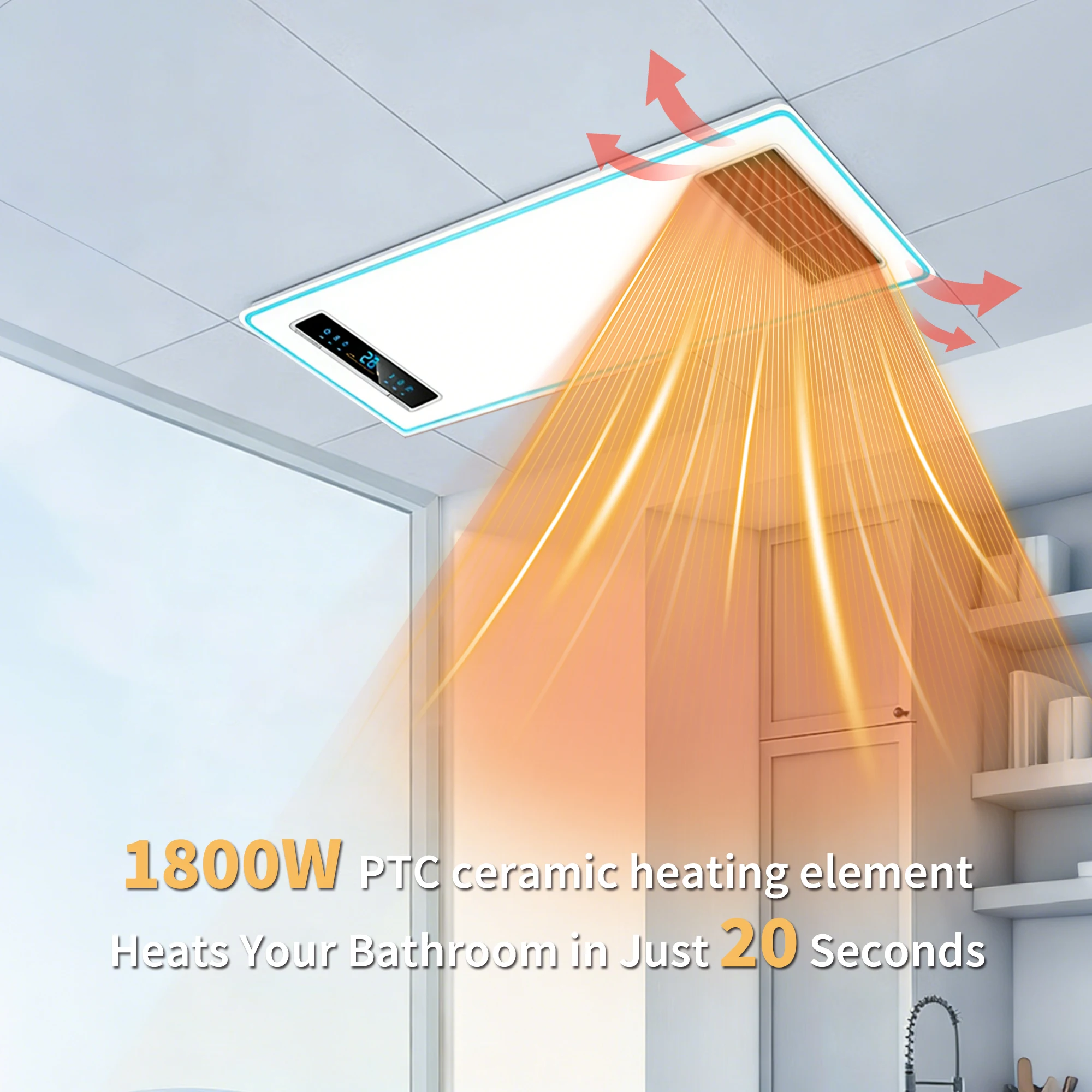 Certified Kitchen Exhaust Fan, SAA, LED, Ceiling, PTC - detail 16