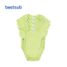Onesie Onesie BestSub Wholesale Custom Personalized Green Sublimation Blank Baby Onesie Clothes Short Sleeve