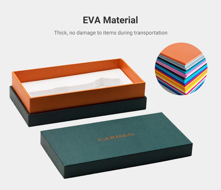 elegant custom luxury green packaging paper storage box travel