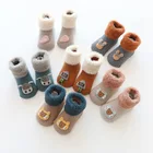 Shoe 2 Pair Set Baby Socks 100% Cotton Newborn Cute Baby Shoe Socks