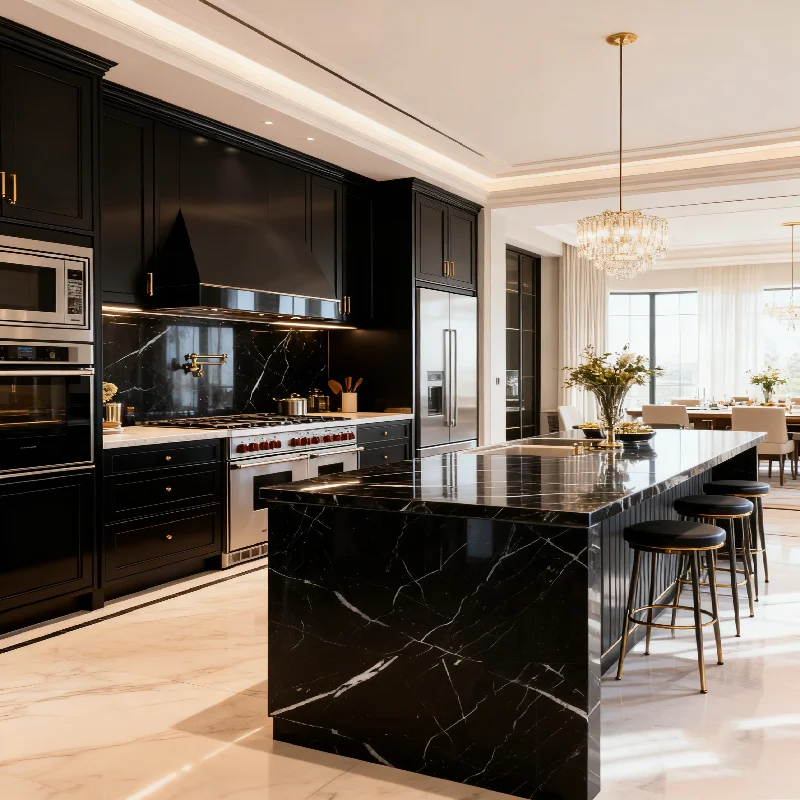 product nero marquina black marble countertops modern hotel black marble countertops vanity tops table tops marble design-5