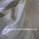 Garment 2020 SHAOXING FANGQIU Hot Sale Polyester Spandex Suede Foil Fabric For Garment
