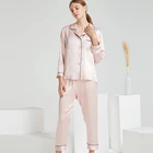 Sleepwear Best Sell Women's Sleepwear Sexy Style 100% Real Silk Custom Couple Sleepwear Silk Pajamas