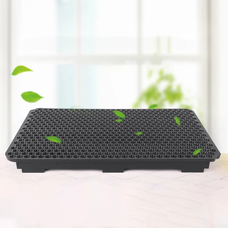 LT303 658 hole Plastic Bean Seeding Box Germination Trays Seed Sprouter Tray Nursery Seeding Flat Trays