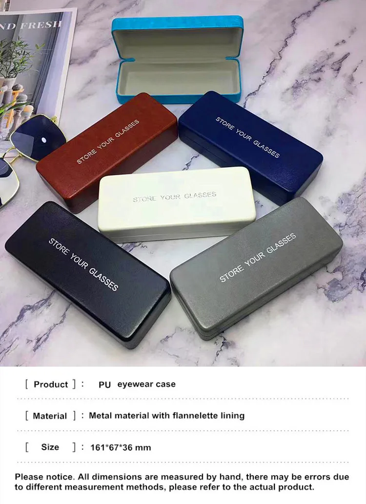 Étui à Lunettes WOOW Style Cuir Noir - Occasion Bon état - Parfait Pour Protéger Tes Verres