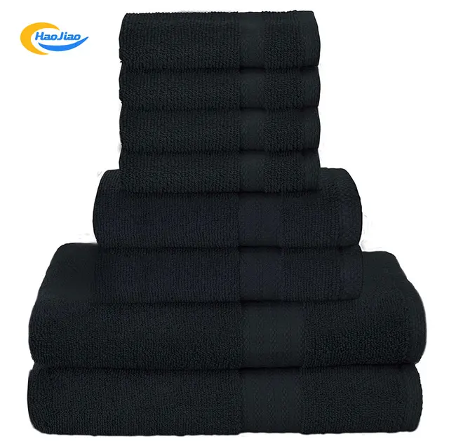 Customized Soft Cotton Colors Hotel Quality Bath Towels Sets Hotel Face Towel Hand Towel Sets For Hotel and Home Used