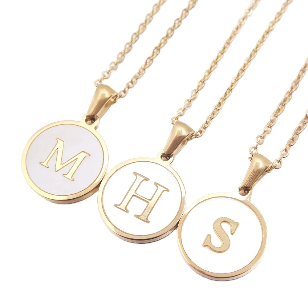 Initial Charm Pendant Necklaces