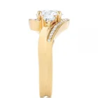 Gold Ring 925 Silver Rings Hot Sale Women's Jewelry 925 Sterling Silver Cubic Zircon Gold Plated Ring