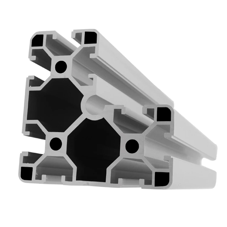 4080 Corner ProfileIndustrial Aluminum Profile European Standard 8840L Aluminum Material Right-angle Corner Frame Assembly Line factory