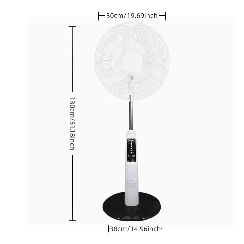 Pedestal Fan, 220V, Solar, Brushless - detail 8