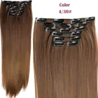 Hair Extension Extensions Cheap Woman Synthetic Clip In Hair Extension Bone Straight Human Hair Extensions