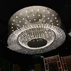 Light Modern Restaurant Fixture Round Drop Led Luxury Hanging Chandelier Ceiling Light