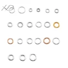 XD P051 Real 925 Sterling Silver DIY Jewelry Making Rings Sterling silver closed ring DIY earring connector