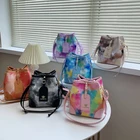 2022 New 2022 New Style Spring And Summer Women Custom Logo Rainbow Mini Bucket Bag Ladies Handbags