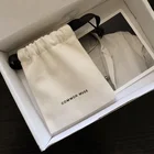 Cotton Bag Custom 100% Organic Cotton Small Drawstring Cotton Bag With Logo Dust Bag