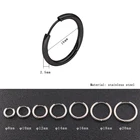 Stud Earrings Wholesale Trendy 2021 High Quality Stainless Steel Designer Geometric Circle Stud Earrings For Women