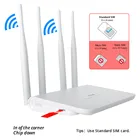 Wifi Sim Card Sim Router 4g Lte 4G LTE Wireless Indoor Router Wifi 300Mbps CPE With Sim Card Slot