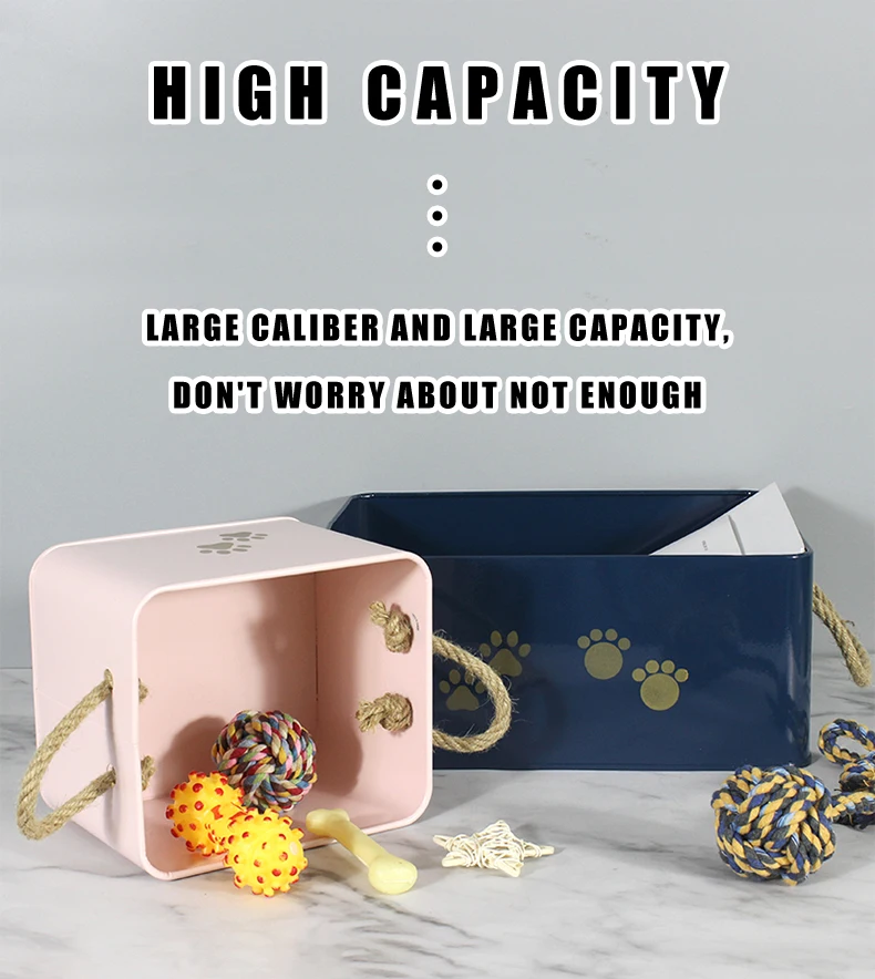 Metal Storage Box Sets for Pet Cleaning Grooming Products Old