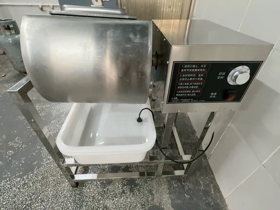 Commercial 50L Mechanical Control Meat Marinator Tumbler Stainless Steel Food Marinating Machine