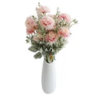 Chrysanthemum 2021 New Design High End Colorful Artificial Flower Ball Chrysanthemum Bunch Wtih Great Price