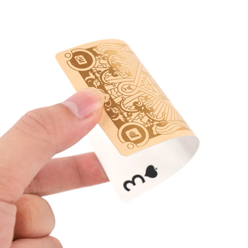 Custom Surface Finishing Material Packaging High Quality Cold Foil Stamping Poker Gold/Silver Edge Luxury Paper Playing Cards 23 -