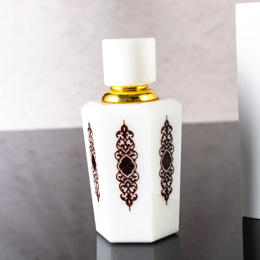 product best selling exquisite luxury marble crystal perfume bottles small modern bridge design refillable essential oil perfume bottle-5