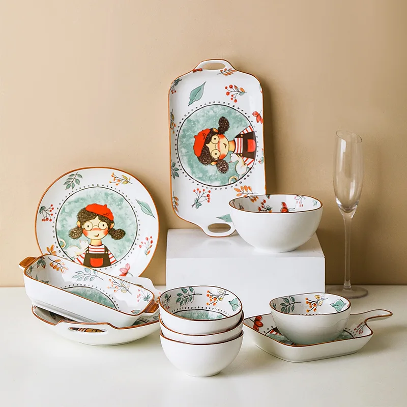 childrens ceramic dinner set