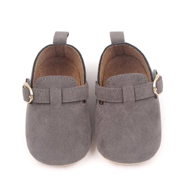 Unisex Soft PU Sude Material Anti-slip Baby Boy Shoes Toddler Newborn Girl Shoes factory
