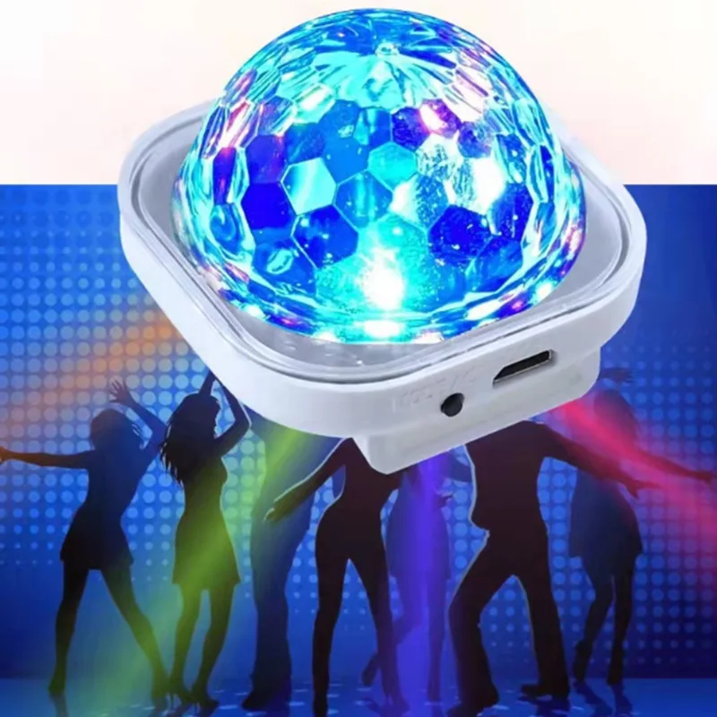 Multicolor Stage Effect Lighting Atmosphere Rotating E27 light bulb Automatic Disco KTV DJ Magic Ball Lampe dancing Home Party