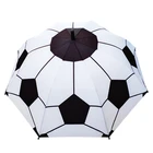 Golf 60inch Full Body Printing Manual Open Soccer Umbrella New Type Good Quality Golf Football Umbrella