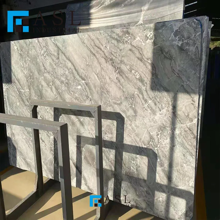 Factory direct low price sea grey marble hotesale marble low cost natural grey slab italian ash marble