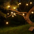 New Solar String Lights New Product Waterproof Outdoor Decoration Wedding Party Solar G40 Globe String Light