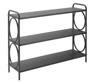 Nordic Entry Bedroom Multifunctional Contemporary Industrial Detachable Rectangle Metal Wrought Iron Console Table with Shelf