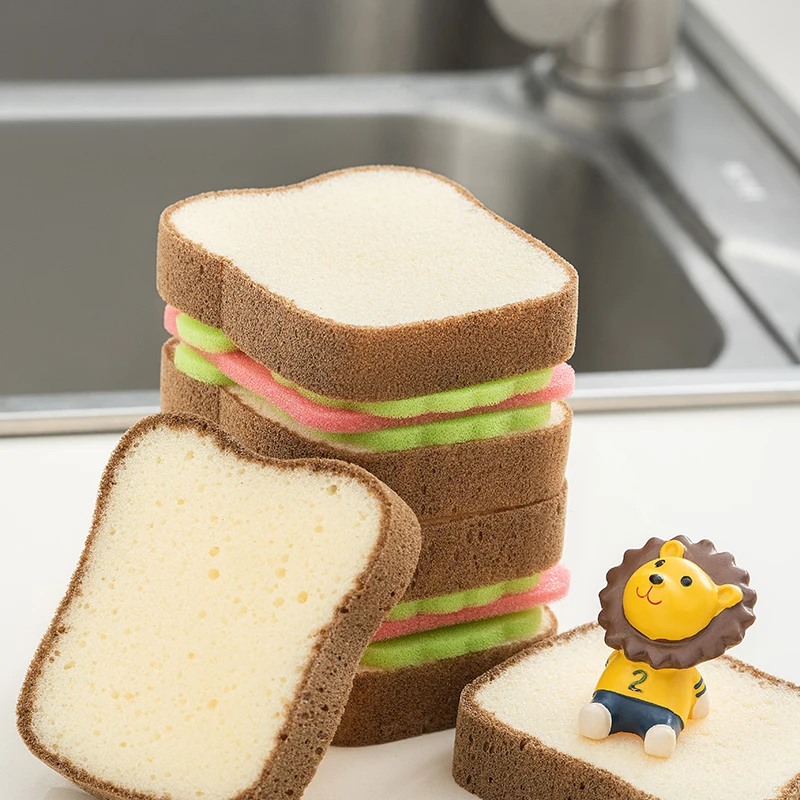 Kitchen Bread sponge scrubber cleaning Dish washing sponge kitchen cleaning sponge scrubber