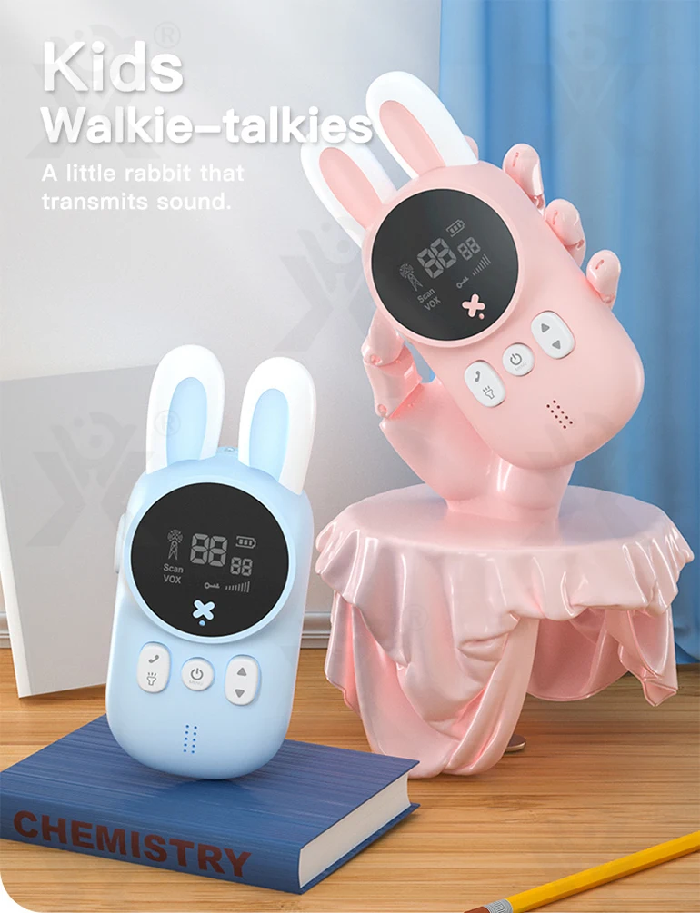 Chengji children toys gift wireless plastic walkie talkies radio kids talks toy portable transceiver walkie-talkie toy