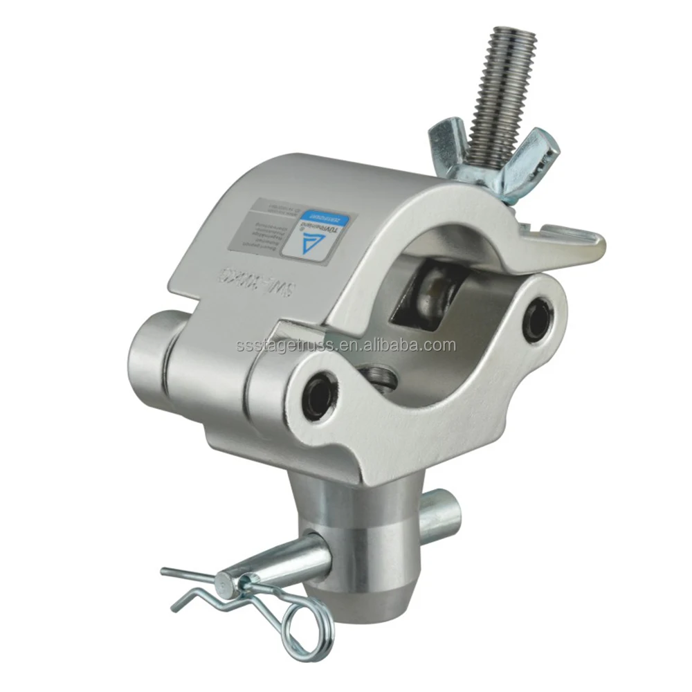 product tube 48 51mm load 300kg aluminum large stage load clamp hook lighting clamp hook coupler truss display truss system accessories-10