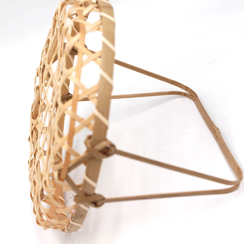 Wholesale Bamboo Tea Coffee Bread Basket Bamboo Weaving Storage Basket With Handle