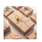Gift Small 20Pcs Kraft Paper Drawer Gift Box Blank Small Jewelr Professional Gift Paper Box Machine