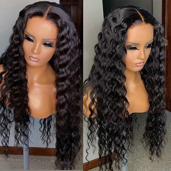 Cheap Wholesale Raw Indian Human Hair Extensions Bundles Cuticle Aglined Full Lace Human Hair Wigs For Black Women HD Lace Front