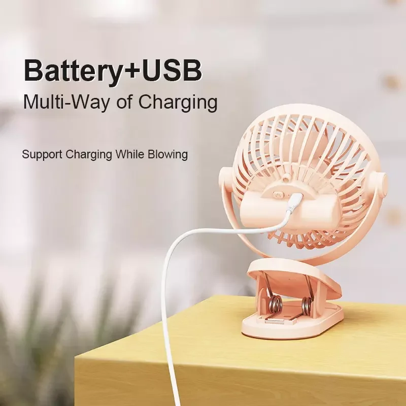 Desk Clip Multi-functional Fan, Portable, 5, Battery - detail 10