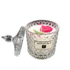 Candle Luxury Unique Wedding Favors Crystal Candle With Glass Jar Round