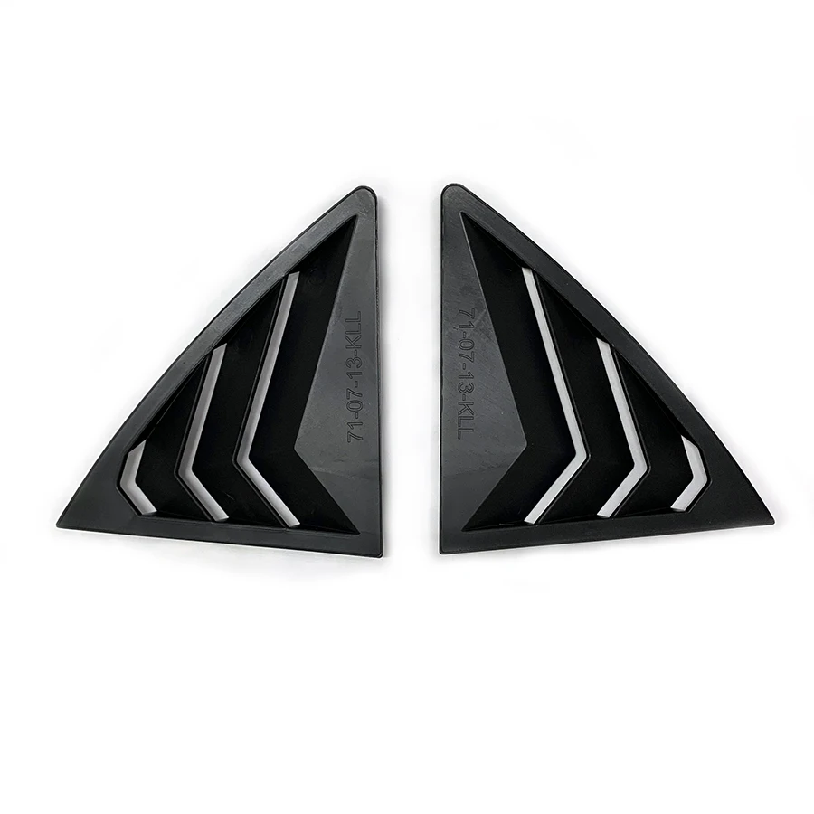 product rear side window louver abs glossy black side air vent scoop shade for toyota corolla 2007 2013 2008 2009 2010 2011 2012-9