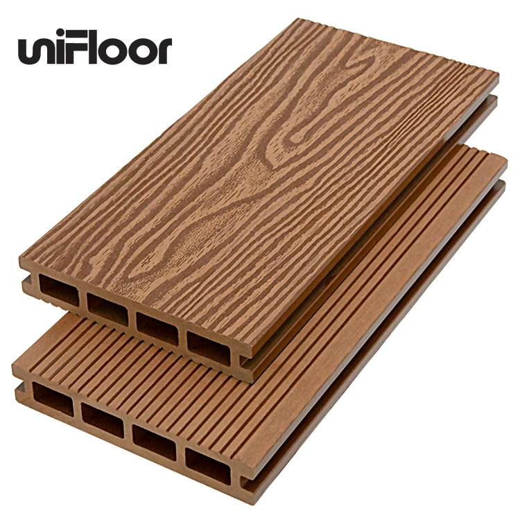 Factory Wholesale Outdoor Deep Embossing Wood Plastic Plank Wpc