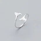 Jewellery Ring Rings R1578 Hot Items Jewellery 925 Silver Mermaid Single Ring And Tail Ring