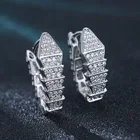 Drop Earrings Wholesale Fashion Temperament Snake Shape Earrings Zircon Beautiful Earrings Jewelry For Women